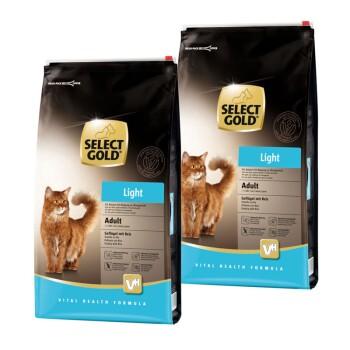 SELECT GOLD Adult Light Volaille au Riz 2x10 kg SELECT GOLD Adult Light Volaille au Riz 2x10 kg