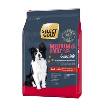 SELECT GOLD Complete Croquettes Chien Adulte Medium Bœuf 4 kg SELECT GOLD Complete Croquettes Chien Adulte Medium Bœuf 4 kg