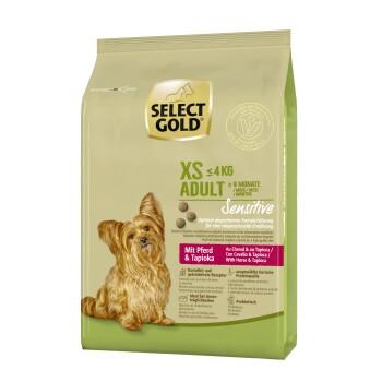 SELECT GOLD Sensitive Croquettes Chien Adulte XS Cheval 1 kg