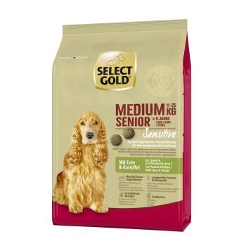 SELECT GOLD Sensitive Senior Medium Canard aux pommes de terre 1 kg