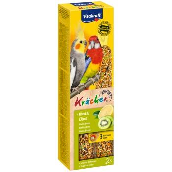 Vitakraft craker pour perruches 4 x 2 Kiwi - Agrumes