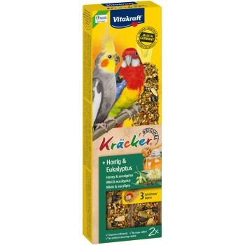 Vitakraft craker pour perruches 4 x 2 Miel et eucalyptus Vitakraft craker pour perruches 4 x 2 Miel et eucalyptus