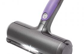 Fur daddy - Brosse Anti Poils Animaux - VENTEO™ - Ramasse Poils Chat/Chien - Violet et Gris - pour Canapé/Vêtements/Voiture