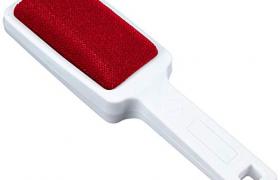 WENKO Brosse vêtement, Brosse Textile, double face, 6 x 21.5 x 2 cm, Blanc