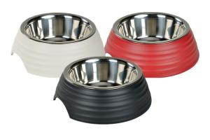 AniOne Gamelle en mélamine noir 200 ml