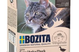 BOZITA Bouchées en gelée 6 x 370 g Canard