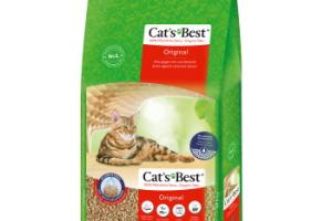 Cat's Best Original Litière Végétale Agglomérante pour Chat 17,2 kg