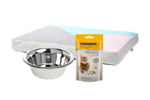 FIT+FUN Coussin + gamelle + lot PREMIERE Soft Bites