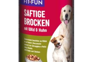 FIT+FUN Morceaux juteux Gibie et poulet 6x400 g FIT+FUN Morceaux juteux Gibie et poulet 6x400 g
