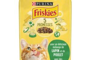 FRISKIES pour Chat adulte - Croquettes au lapin, au poulet et aux légumes 7,5 kg