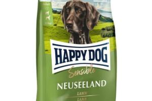HAPPY DOG Sensible Croquettes Chien Adulte, Nouvelle-Zélande, Agneau 1 kg