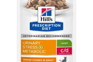 Hill's Prescription Diet c/d Urinary Stress + Metabolic au poulet 24x85 g Hill's Prescription Diet c/d Urinary Stress + Metabolic au poulet 24x85 g