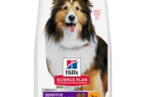 Hill's Science Plan, aliment sec pour chien Sensitive Stomach & Skin, adulte races moyennes et grandes, au poulet 14 kg Hill's Science Plan, aliment sec pour chien Sensitive Stomach & Skin, adulte races moyennes et grandes, au poulet 14 kg