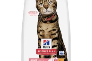 Hill's Science Plan croquettes pour chat, adulte, Light Poulet 2x10 kg