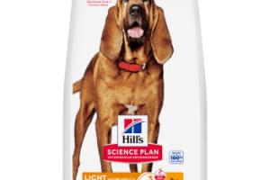 Hill's Science Plan croquettes pour chien, Light, Medium Mature Adult, au poulet 14 kg