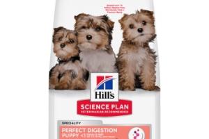 Hill's Science Plan Croquettes pour chien, Perfect Digestion, Small & Mini Puppy, au poulet et riz brun 1,5 kg Hill's Science Plan Croquettes pour chien, Perfect Digestion, Small & Mini Puppy, au poulet et riz brun 1,5 kg