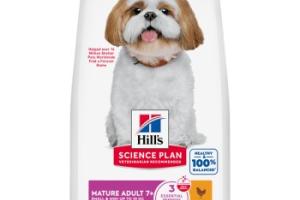 Hill's Science Plan Croquettes pour chien, Small & Mini Mature Adult, au poulet 2x1,5 kg