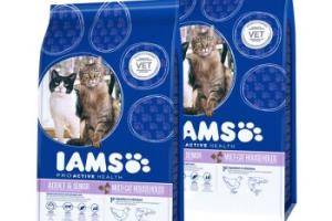 IAMS Croquettes chat Multi-Cat Adult Poulet, saumon 2x15 kg