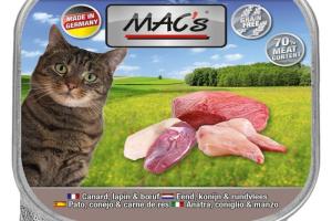 MAC's Cat 16x100g Canard, lapin et bœuf