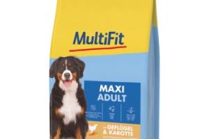 MultiFit Croquettes Chien Adulte, Maxi, avec Volaille & Carotte 12 kg