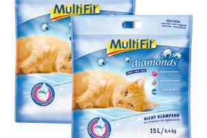 MultiFit Diamonds Litière silice non-agglomérante 2x15 l MultiFit Diamonds Litière silice non-agglomérante 2x15 l