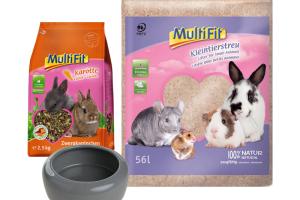 MultiFit lapins nains set gadeau à 3pce. MultiFit lapins nains set gadeau à 3pce.