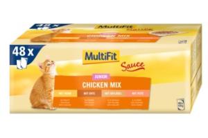 MultiFit Multi pack Junior Sauce Chicken Mix 48x100 g MultiFit Multi pack Junior Sauce Chicken Mix 48x100 g