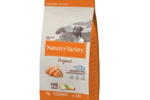 Nature's Variety Original No Grain Croquettes pour Chien Adulte Mini avec Saumon sans arretes 7 kg