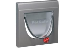 PetSafe Chatière 4 voies avec tunnel gris