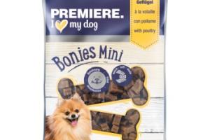 PREMIERE Friandise pour chien Bonies Mini Volaille 2x125 g