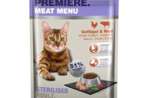 PREMIERE Meat Menu Croquettes pour chat stérilisé 300 g PREMIERE Meat Menu Croquettes pour chat stérilisé 300 g