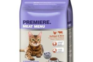 PREMIERE Meat Menu Croquettes pour chat stérilisé 4 kg PREMIERE Meat Menu Croquettes pour chat stérilisé 4 kg