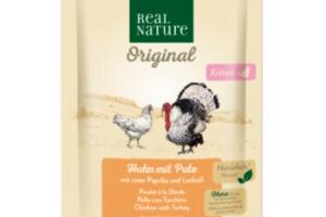 REAL NATURE Original nourriture humide pour chaton, Poulet avec dinde 12x85 g REAL NATURE Original nourriture humide pour chaton, Poulet avec dinde 12x85 g