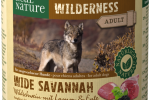 REAL NATURE WILDERNESS Adult Wide Savannah : sanglier, agneau et canard 12x800 g