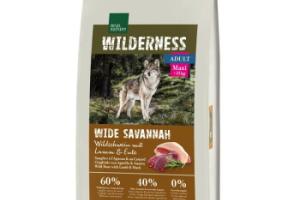 REAL NATURE WILDERNESS roquettes chien, adulte, maxi, Wide Savannah, sanglier avec agneau et canard 12 kg