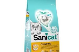 Sanicat Litière agglomérante sans parfum 10L 10 l