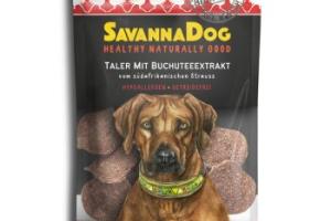 SavannaDog Tranches d’autruche sud-africaine 60 g au thé de buchu