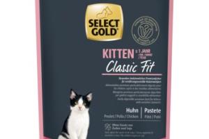 SELECT GOLD Classic Fit Sachets de Pâtée Chaton Poulet 12x85 g