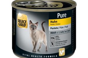 SELECT GOLD Pure Adult Paté Poulet 12x200 g
