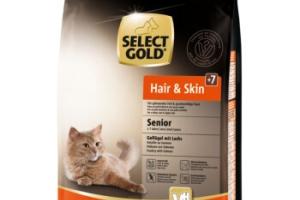 SELECT GOLD Senior Hair & Skin Volaille au saumon 3 kg