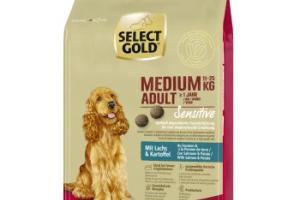 SELECT GOLD Sensitive Adulte Medium Saumon & pommes de terre 1 kg
