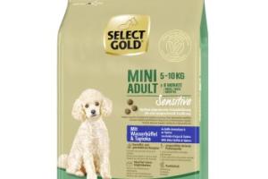 SELECT GOLD Sensitive aliments secs pour chien Mini Buffle domestique et tapioca 4 kg SELECT GOLD Sensitive aliments secs pour chien Mini Buffle domestique et tapioca 4 kg