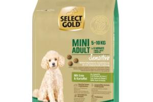SELECT GOLD Sensitive aliments secs pour chien Mini Canard aux pommes de terre 1 kg