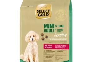 SELECT GOLD Sensitive aliments secs pour chien Mini Cheval au tapioca 1 kg