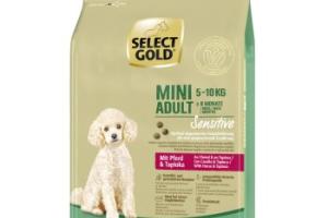 SELECT GOLD Sensitive aliments secs pour chien Mini Cheval au tapioca 4 kg SELECT GOLD Sensitive aliments secs pour chien Mini Cheval au tapioca 4 kg