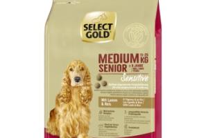 SELECT GOLD Sensitive Croquettes Chien Senior Medium Agneau et riz 4 kg SELECT GOLD Sensitive Croquettes Chien Senior Medium Agneau et riz 4 kg