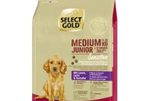 SELECT GOLD Sensitive Croquettes Chiot Medium Agneau au Saumon & aux Pommes de terre 4 kg