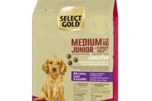 SELECT GOLD Sensitive Croquettes Chiot Medium Agneau, Saumon, Pomme de terre SELECT GOLD Sensitive Croquettes Chiot Medium Agneau, Saumon, Pomme de terre