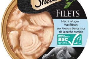 Sheba Filets aliment humide pour chat Poisson blanc 16x60 g Sheba Filets aliment humide pour chat Poisson blanc 16x60 g