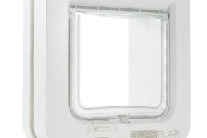 SureFlap Chatière commandée par puce électronique blanc